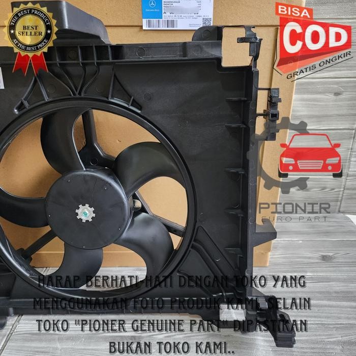 EXTRA FAN KIPAS RADIATOR MERCEDES BENZ W451 SMART FORTWO ORIGINAL COOLING FAN MERCY W451 SMART