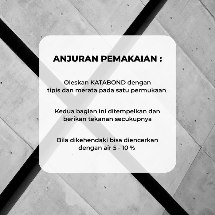 

LEM PUTIH MURAH SERBAGUNA 8850 KATABOND 5 KG