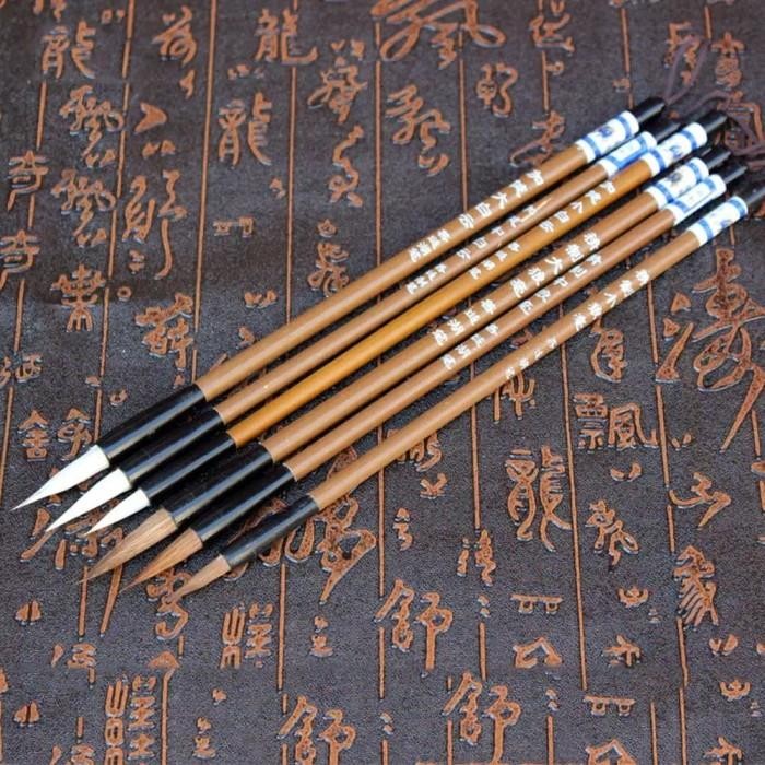 

Kuas Kaligrafi Calligraphy Brush Pen Kuas Lukis 1 Set Isi 3 Pcs