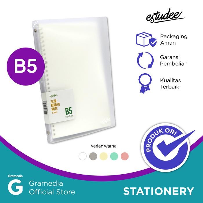 

Estudee Slim Binder Note B5 White