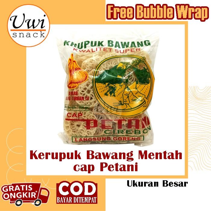 

Pilihan- Kerupuk Bawang Mentah Cap Petani Oleh Oleh Khas Cirebon
