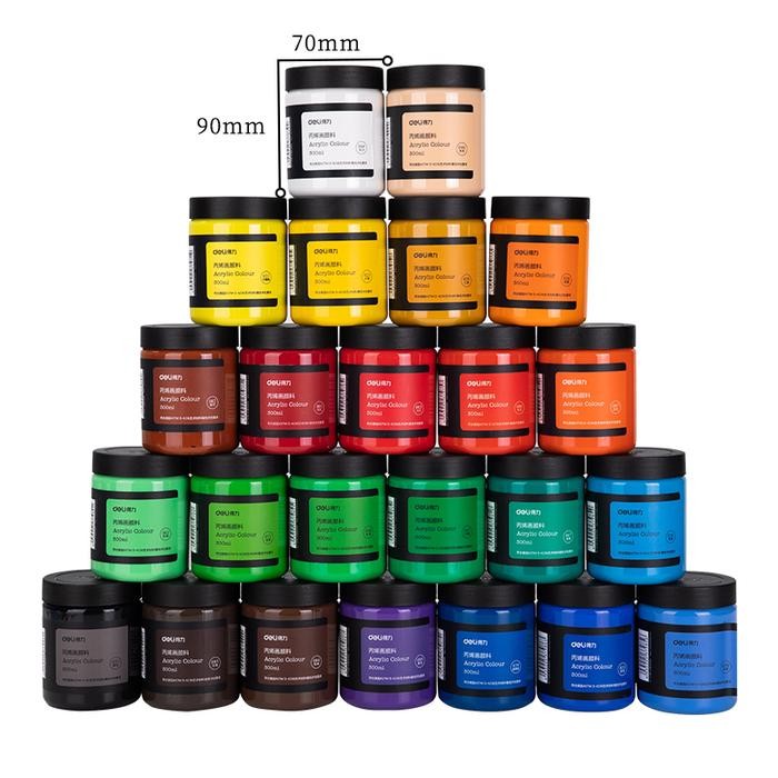 

Pilihan- Deli Acrylic Paint / Cat Akrilik Isi 300Ml Hasil Warna Terang 73875