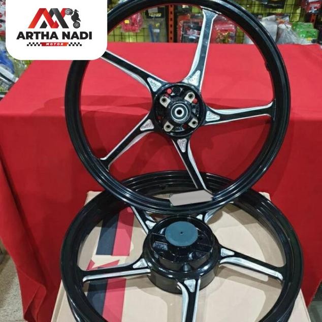 Velg Rossi Sprint Prime Jupiter Mx Old Vega Zr Hitam Chrome