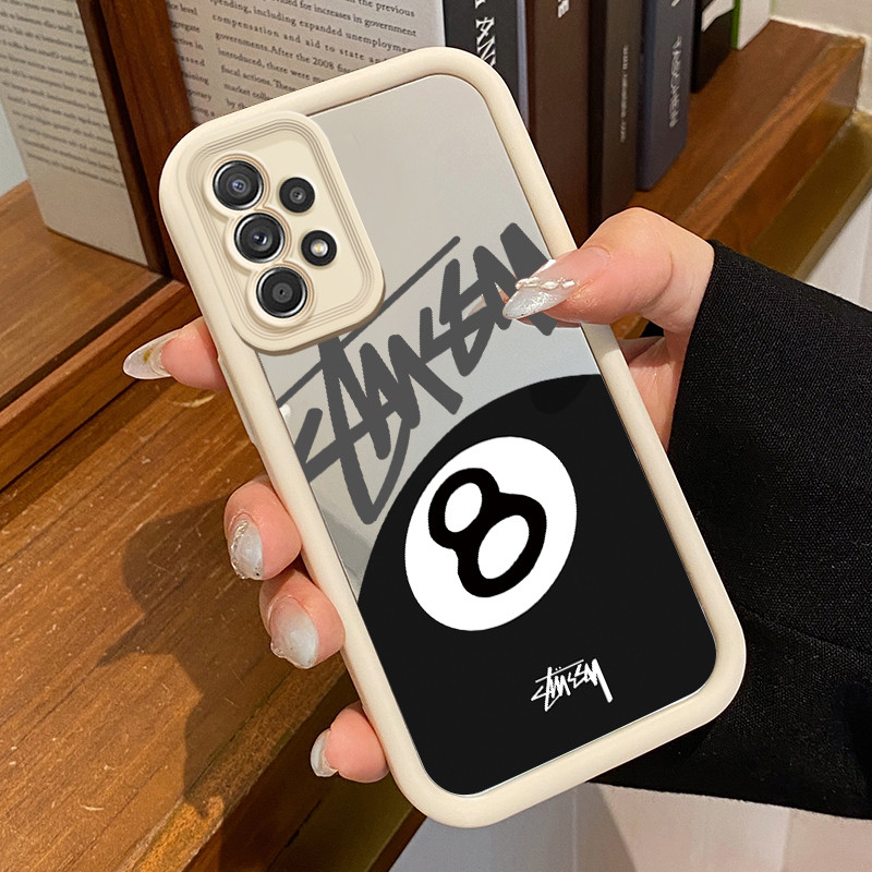 Casing Hp Untuk Samsung Galaxy A52 4G A52 5G A52s 5G A71 A72 A73 5G Case lucky biliar No. 8 Kasing C