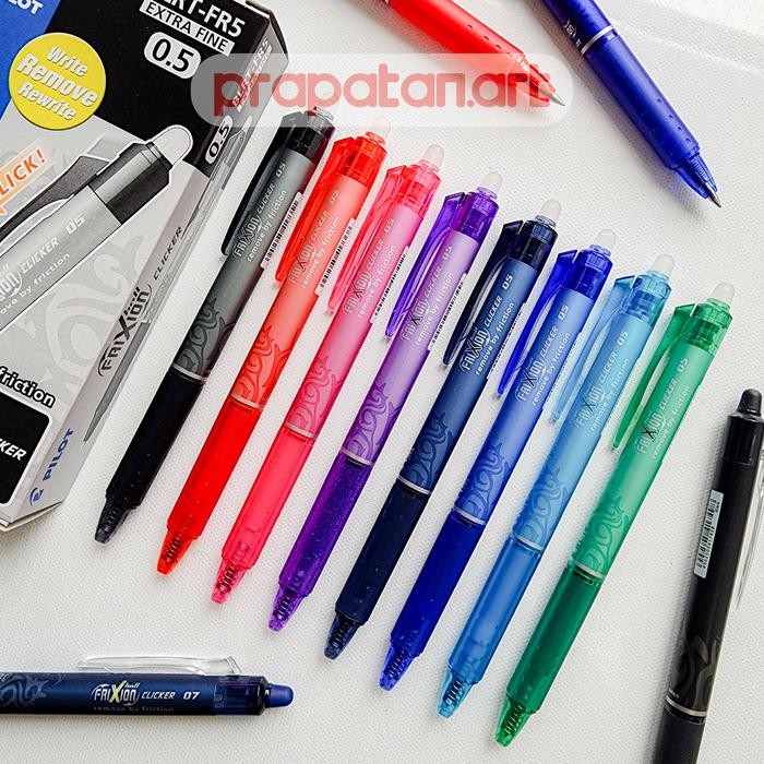 

Pilot Frixion Clicker Erasable Ball Pen 0.5/0.7 BLRT-FR Pulpen Pena