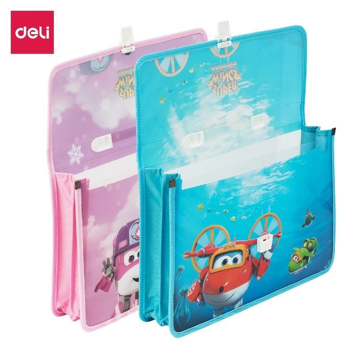 

DELI EB41202 SUPER WINGS FILE BAG 0.6MM BAHAN PP FC 2 WARNA