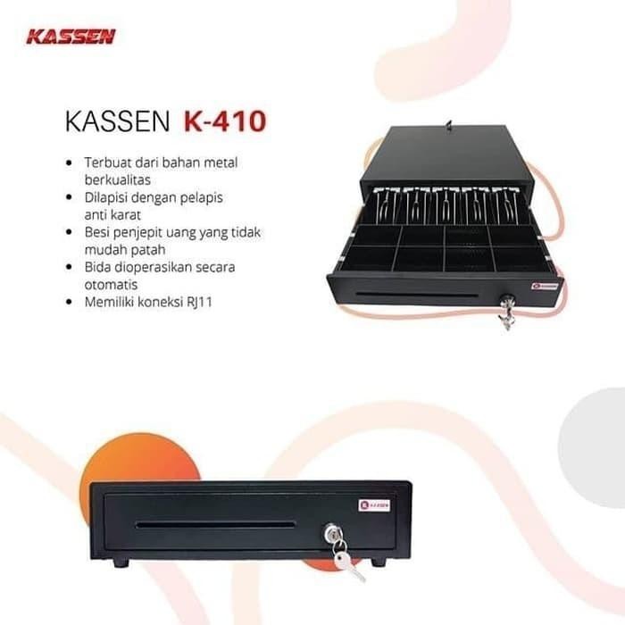 

KASSEN CASH DRAWER BIG K-410 - LACI KASIR K410B - RJ11