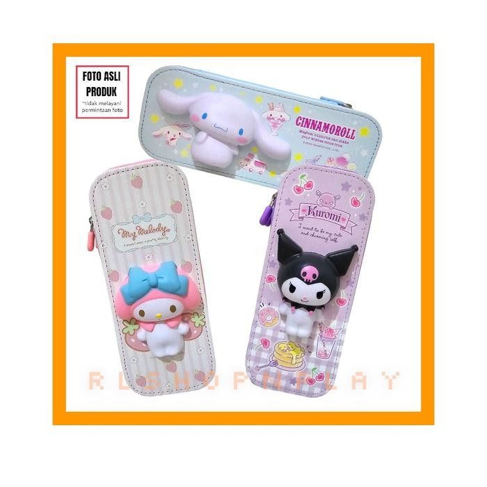 

KOTAK PENSIL 2 LAPIS SANRIO MY MELODY KUROMI CINNAMONROLL