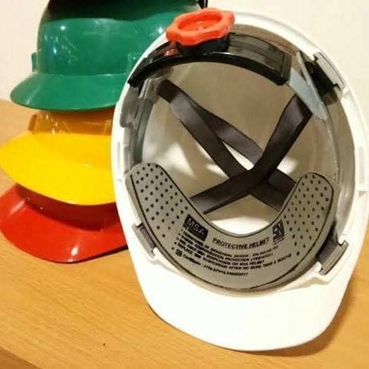 HELM MSA LOKAL + FASTRACK + TALI DAGU BIRU