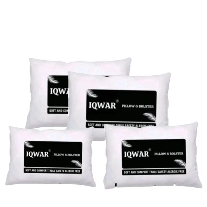 King Koil Latexs - Bantal Paket 4 Bantal Tidur Hotel Silikon Guling Katun Bed Microfiber Anti
