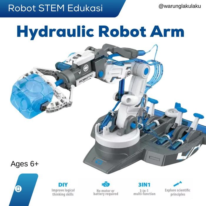 Robot Stem Edukasi : Hydraulic Robot Arm Engineering