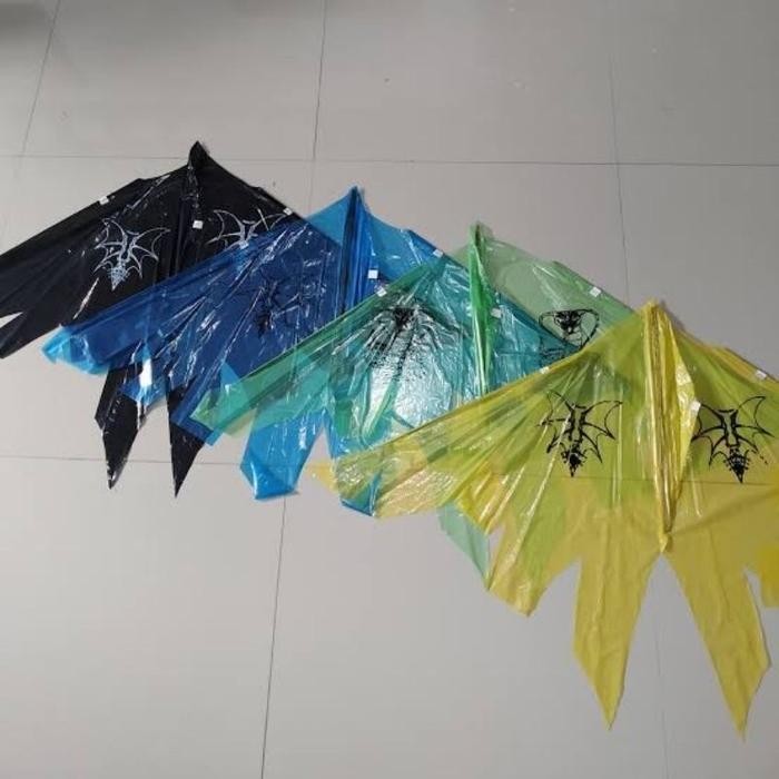 layangan lowo,layangan inul,layangan pantai , layangan plastik , 1pak isi 10pcs