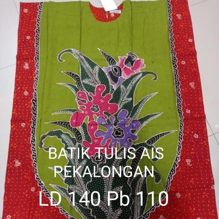 Daster kelelawar Batik Tulis encim (lowo/kalong/kaftan) Tebal jumbo AIS Pekalongan LD 140