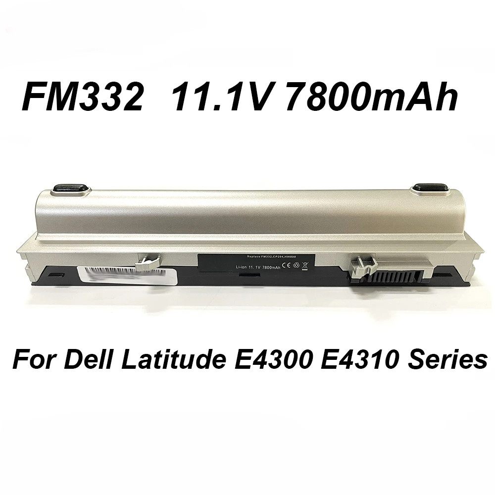 FM332 H979H FM338 11.1V 7800mAh Laptop Battery For Dell Latitude E4300 E4310 Series XX327 R3026 PP13
