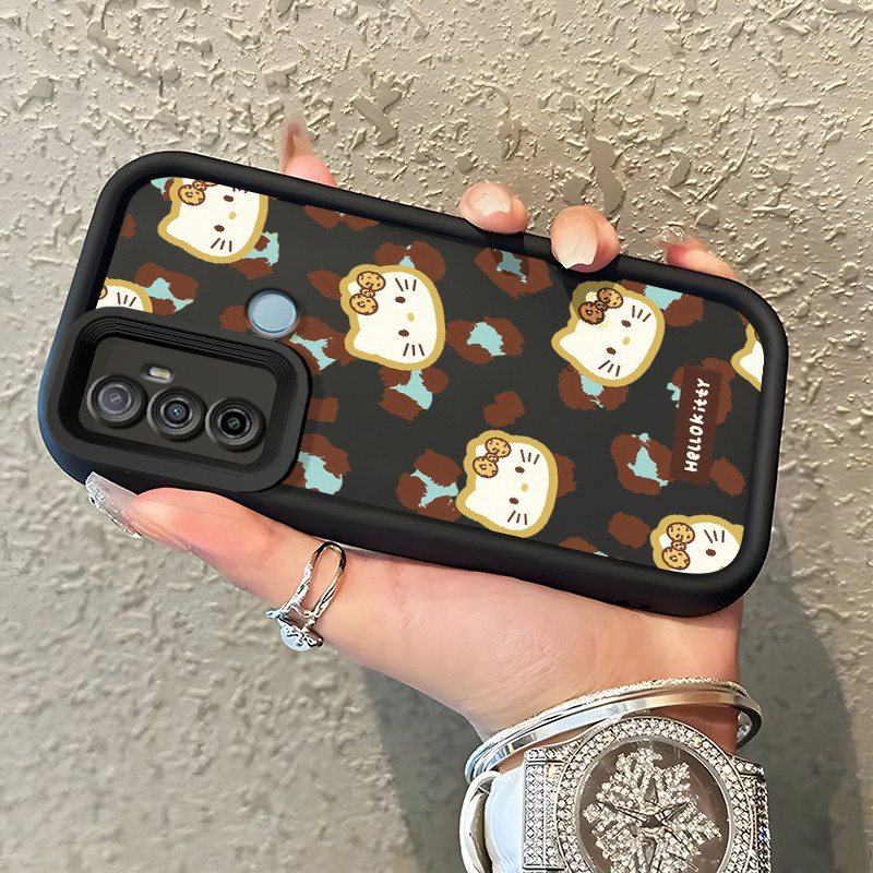 Casing Hp Untuk OPPO A53 2020 A33 2020 A53s A32 A11s Case Casing Kartun Leopard Tas pola HP Kasing S