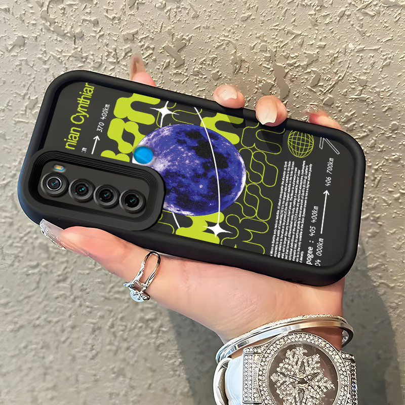 Casing Hp Untuk Xiaomi Redmi Note 8 Redmi Note 8T Redmi Note 8 Pro Case Bulan ungu Softcase Silikon 