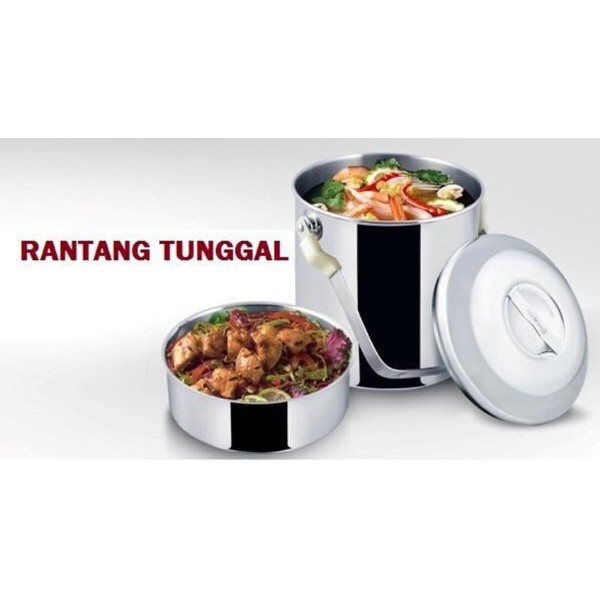 Rantang Tunggal Cookville 12Cm Stainless / Rantang Sop Cookville 12Cm