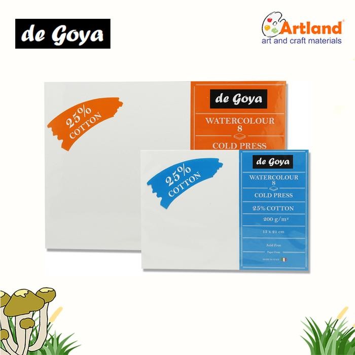 

Degoya Watercolour 8 Sheets 25%Cotton - Cold Press
