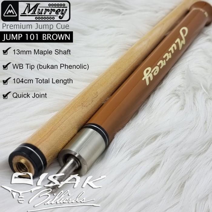Ready  Murrey Jump Cue 101 - Brown - Stik Bola Lompat Billiard