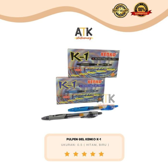 

New Pulpen Gel K1 Kenko ( 1 Lusin) atk
