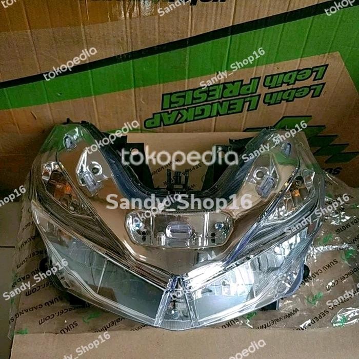 Reflektor Lampu Depan Honda Vario 125/150 Fi Led Lama 2015-2017