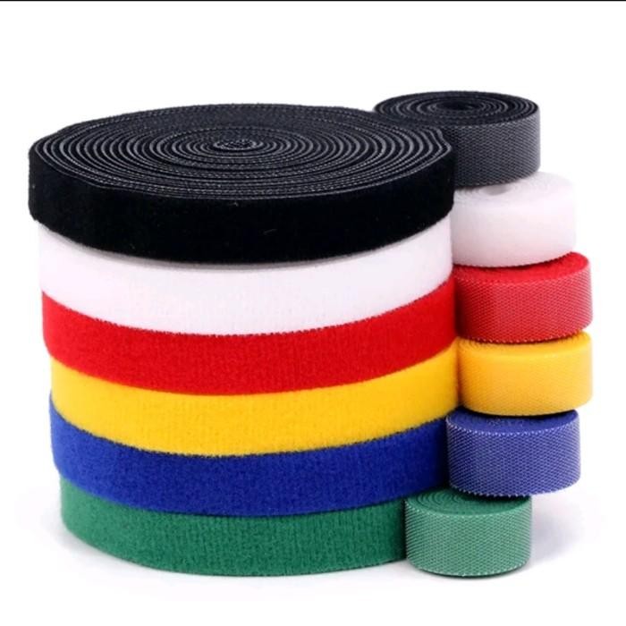 

Perekat Strap Cable Roll 12 Mm X 25 Meter Nylon Strap Perekat Dan Pengikat Serbaguna Premium Quality