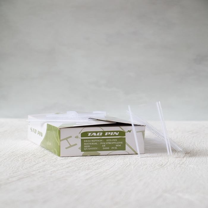 

OJ TAG PIN 35 mm Putih Panjang 35 mili