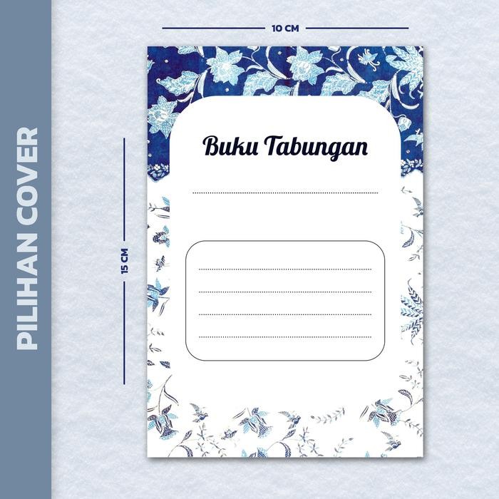 OJ (10 PCS) Buku Tabungan A6 / Buku Tabungan Sekolah / Buku Tabungan Qurban Kertas Paper