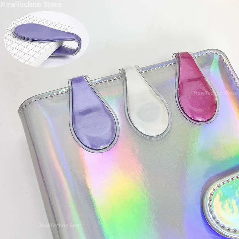 

1Pc Double Sided Magnetic Bookmark Journal Pvc Clips Creative Decorative Paper Cards School