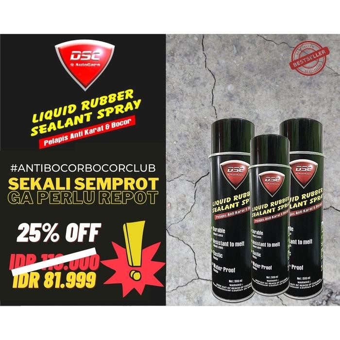 Ready dsc liquid rubber sealant spray