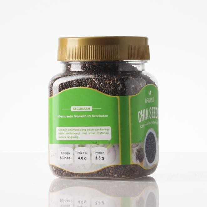 

Organic Black Chia Seeds 125 gr Premium Quality Chia Seed