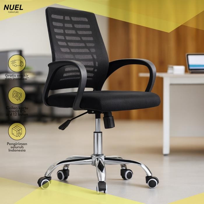 NUEL kursi kantor,kursi jaring,kursi staff,kursi kantor jaring