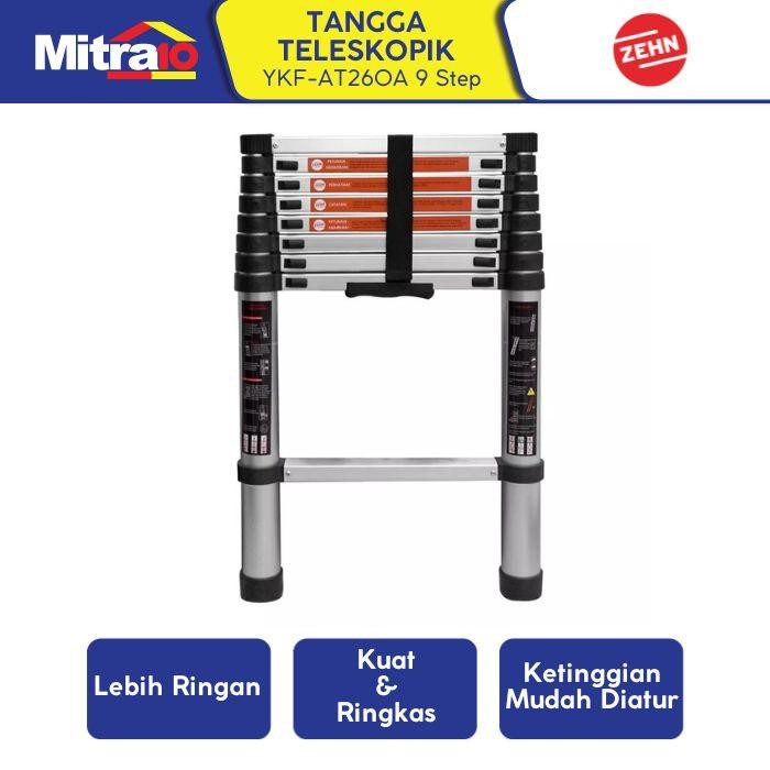 Ready ZEHN Tangga Telescopic 260cm 9 Step