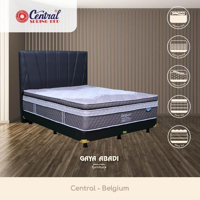 Springbed Central Belgium/Kasur Central Belgium - Central Springbed Furniture Kasur Matras