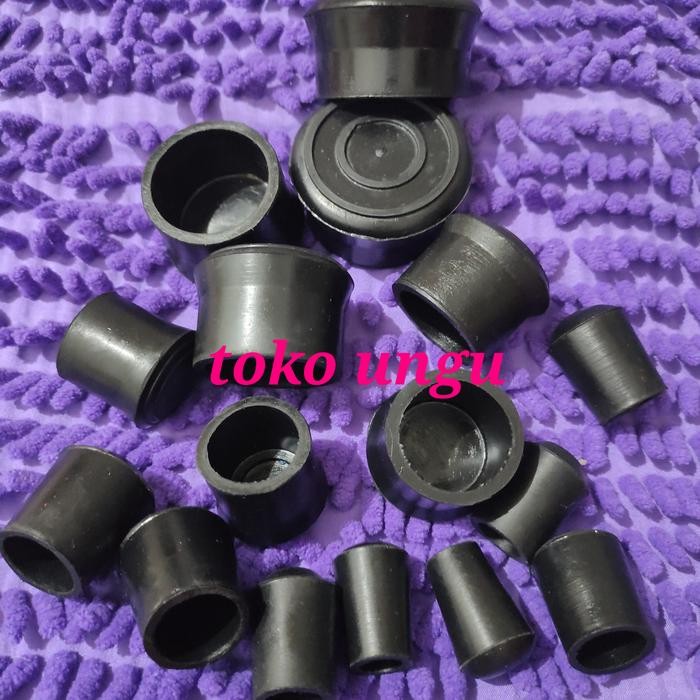 karet kaki siku rak besi 2,5x2, 5 cm_karet alas siku rak 25mmx25mm