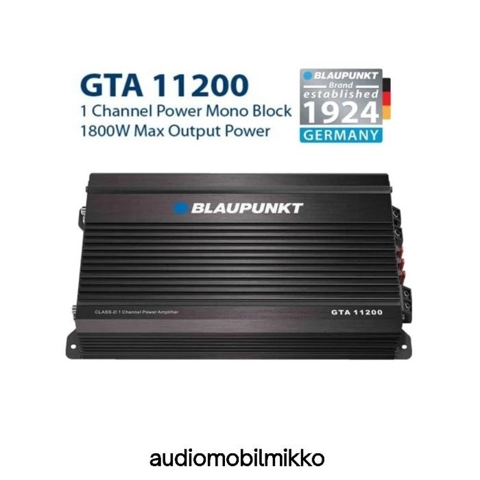 Ready Power Monoblock Blaupunkt 1 Channel GTAGK 11200 - Power 1 Channel Monoblock Blaupunkt GTA