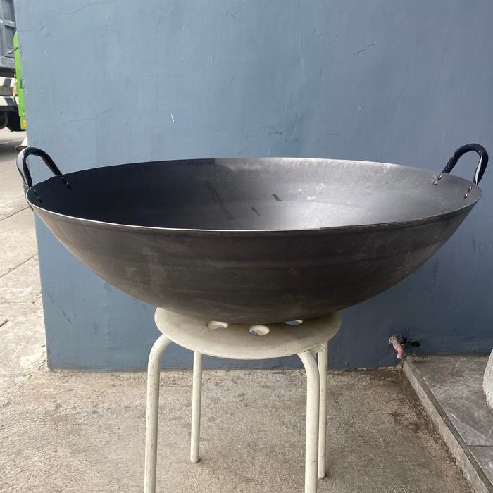 WAJAN BAJA HITAM WOK CARBON STEEL 60CM