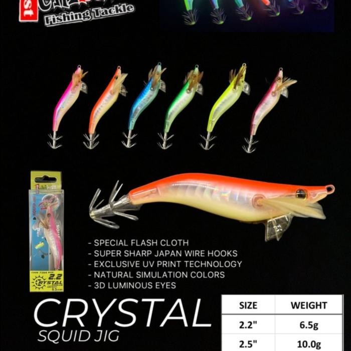 PJS SQUID JIG ICHIBAN CRYSTAL