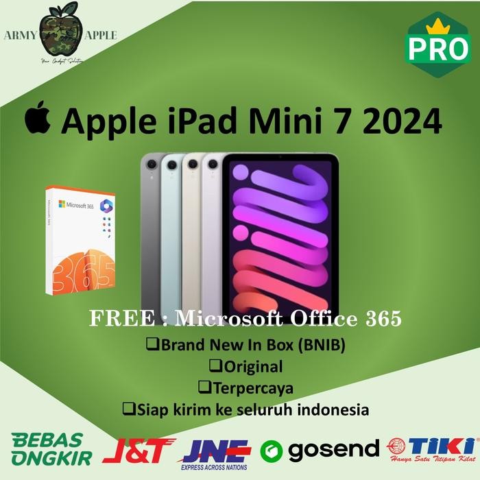 HVHP  Apple Ipad Mini 7 128Gb 256Gb 512Gb 2024 Cellular Wifi 7Th Gen Space Grey Starlight