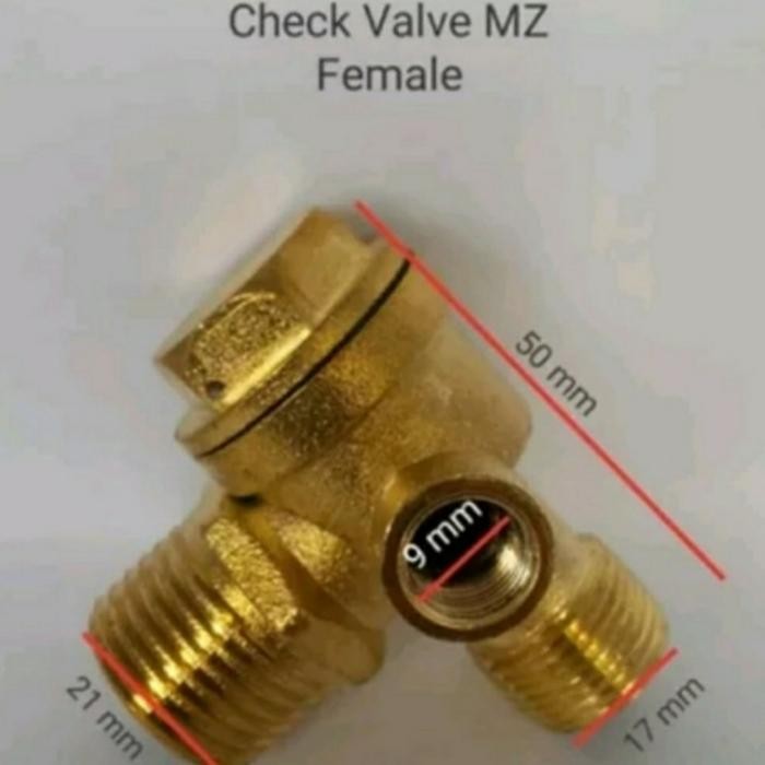 CHECK VALVE KOMPRESOR (DRAT DALAM )UNTUK KOMPRESOR LISTRIK