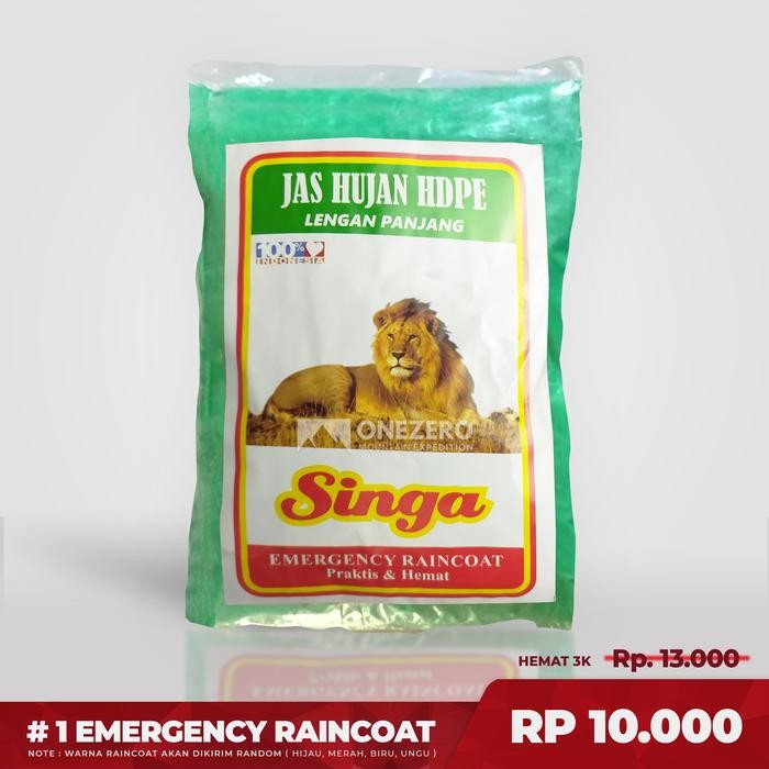 JAS HUJAN PLASTIK TEBAL EMERGENCY RAINCOAT