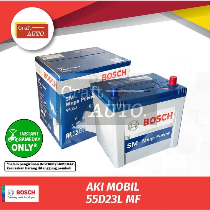 Aki Mobil Bosch Kering 55D23L