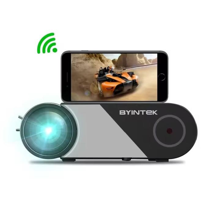 BYINTEK K9 1080P Mini LCD Projector WiFi Display Home Theater Portable Movie Projector Support 4K