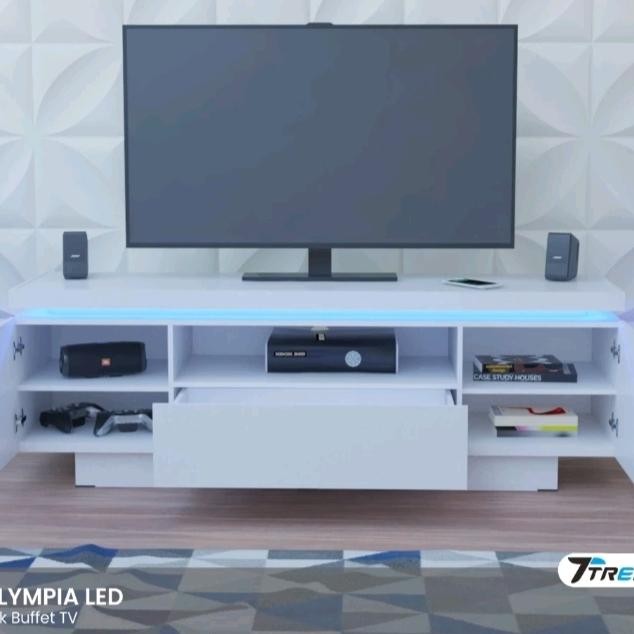 Buffet Meja Rak Tv Olympia Lampu 150- Bandung Area Saja Promo 