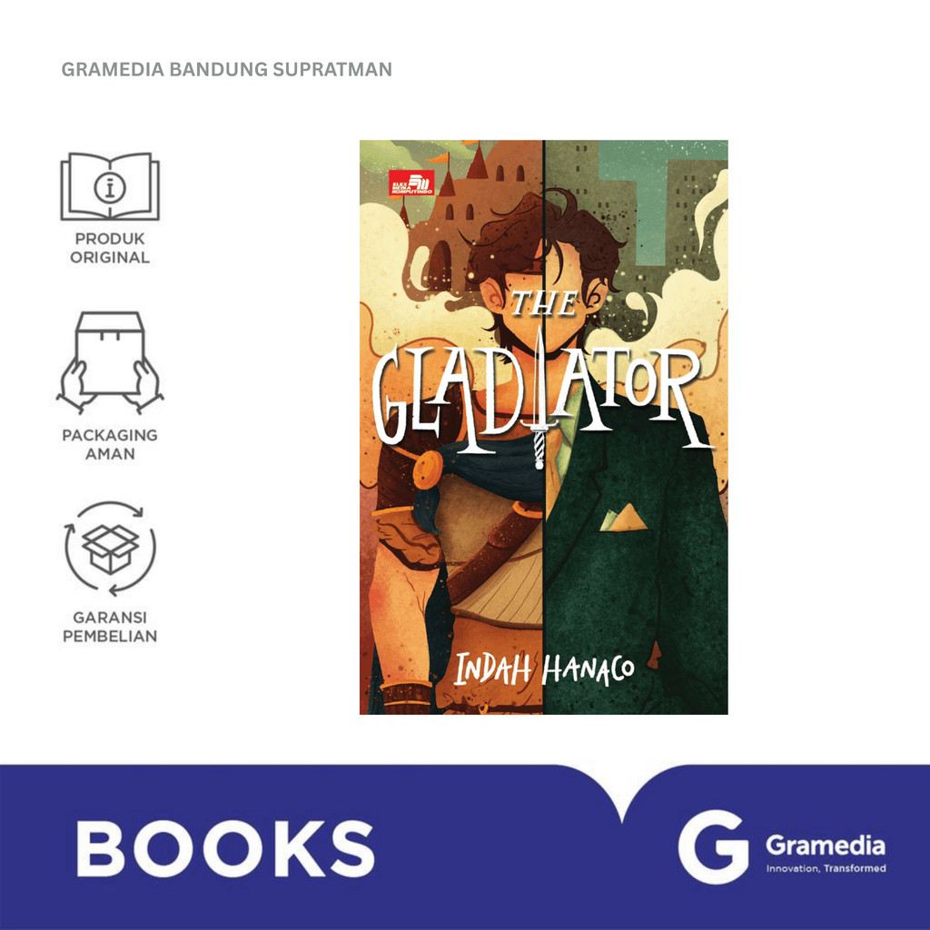 Gramedia Bandung Supratman | Buku Novel THE GLADIATOR | Buku Novel Best Seller | Buku Novel Original