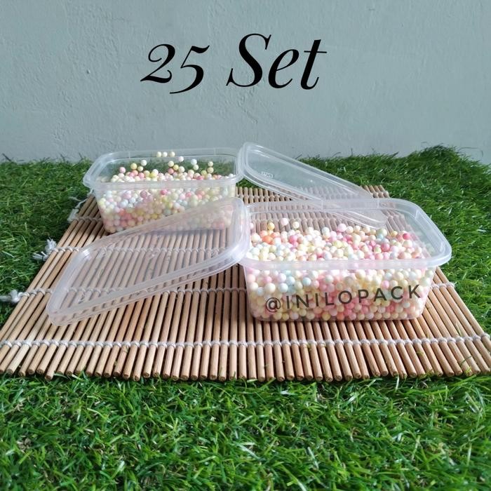 DJJ Thinwall DM 200ml Rect / Kotak Makan DM 200 ml