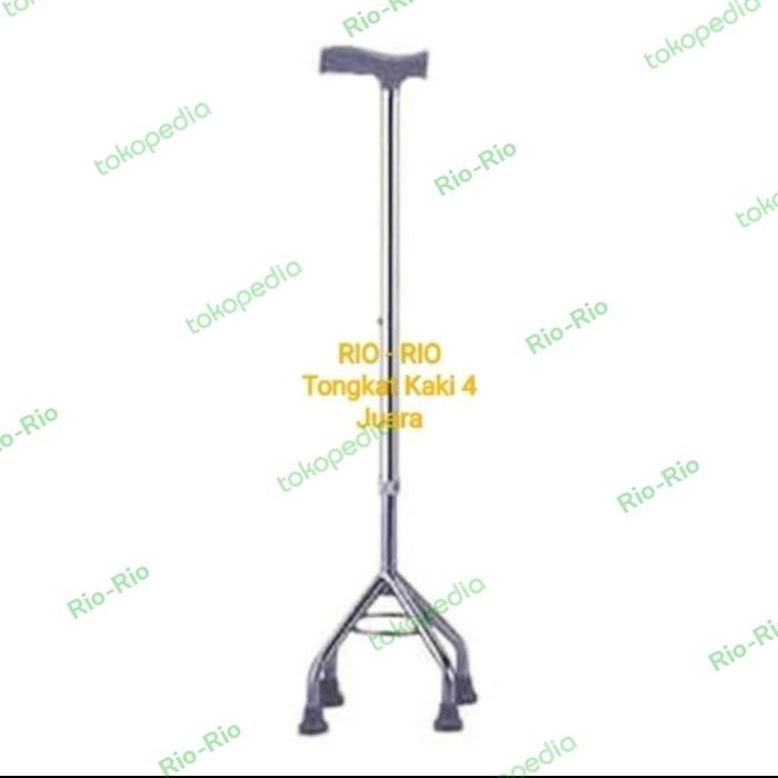 Ready Tongkat Kaki 4 stainless