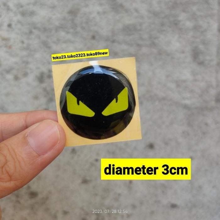 stiker timbul motor stiker keren diameter 3cm