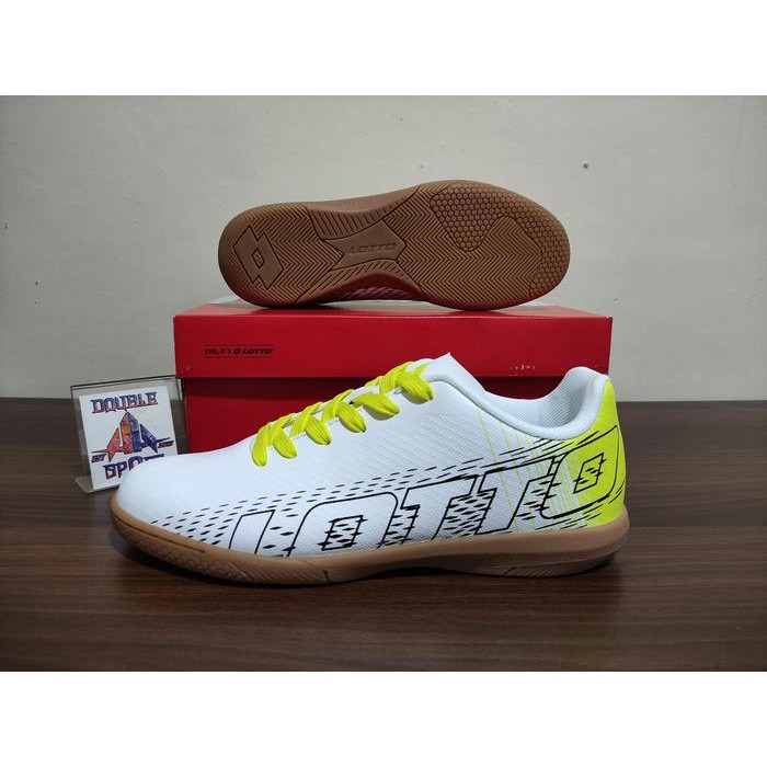 Sepatu Futsal Lotto Barco FG White Putih Original BNIB