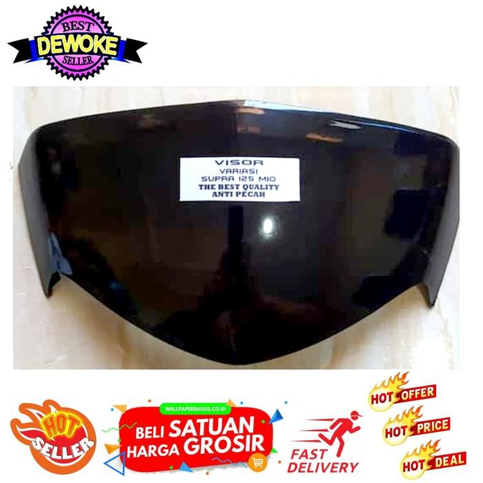 SIAPKIRIM Visor Motor Honda Supra X 125 Kharisma Aksess Sport Touring Kaca READY STOCK